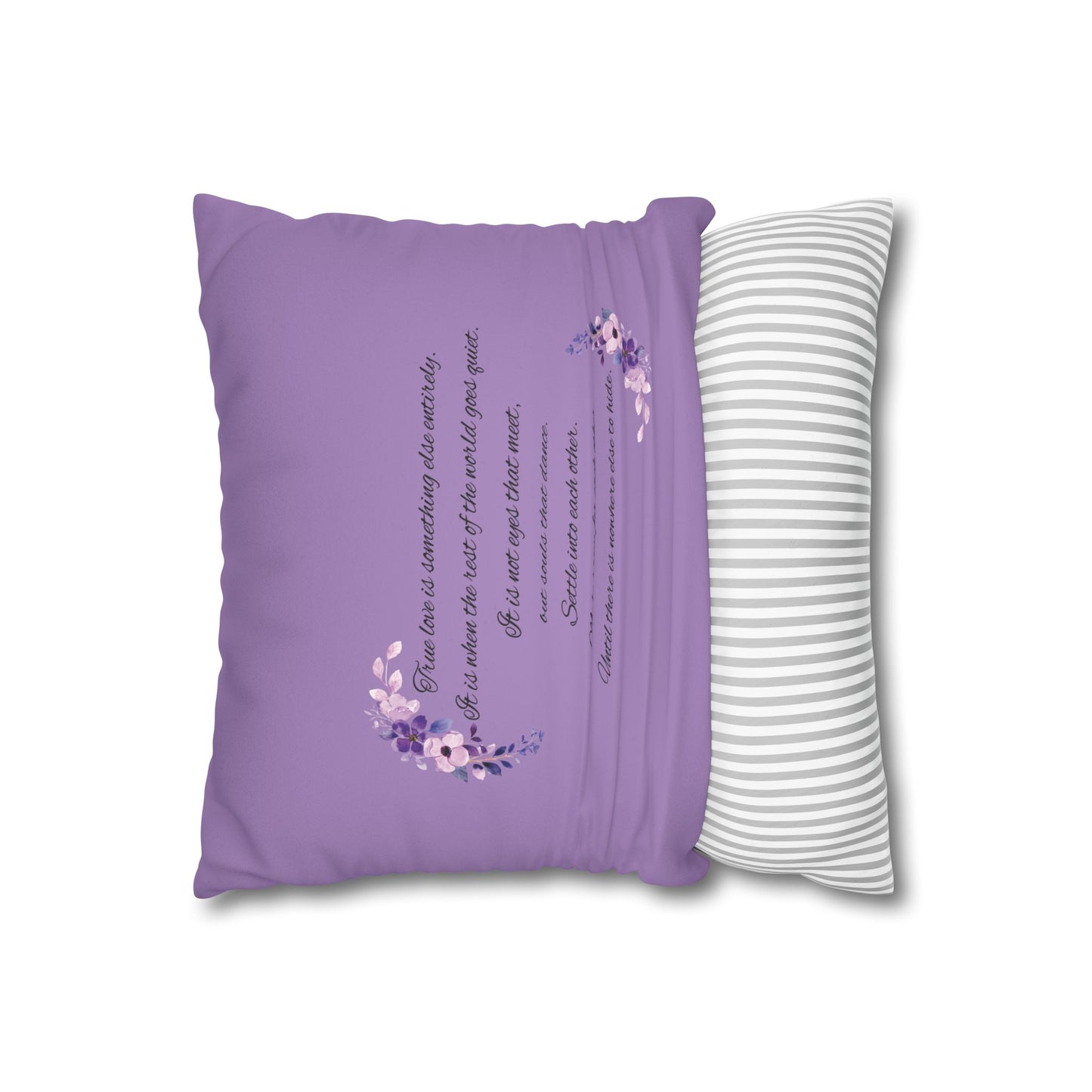 Whistledown Dream Pillow Case-Purple Suede