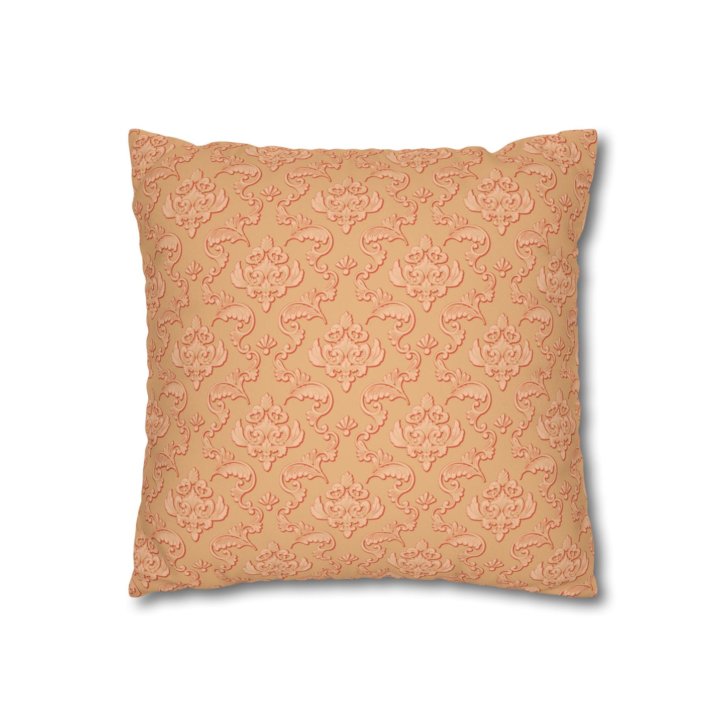 Whistledown Dream Pillow Case-Yellow Damask Suede