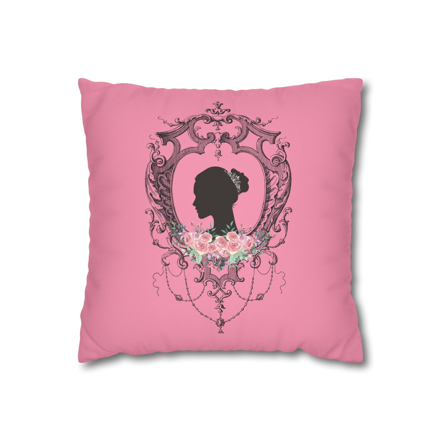 Whistledown Dream Pillow Case-Pink Suede