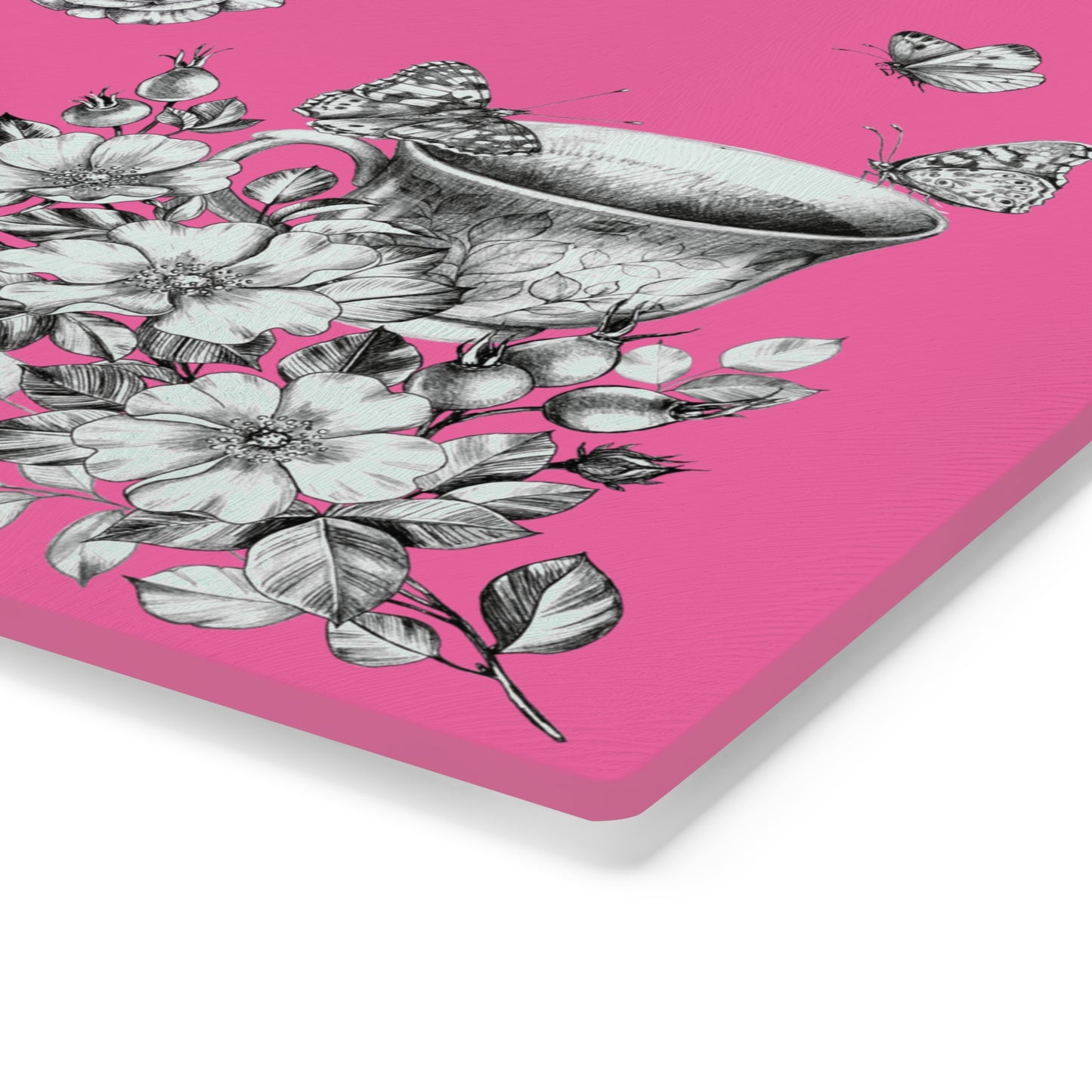 Vintage Teacup Cutting Board