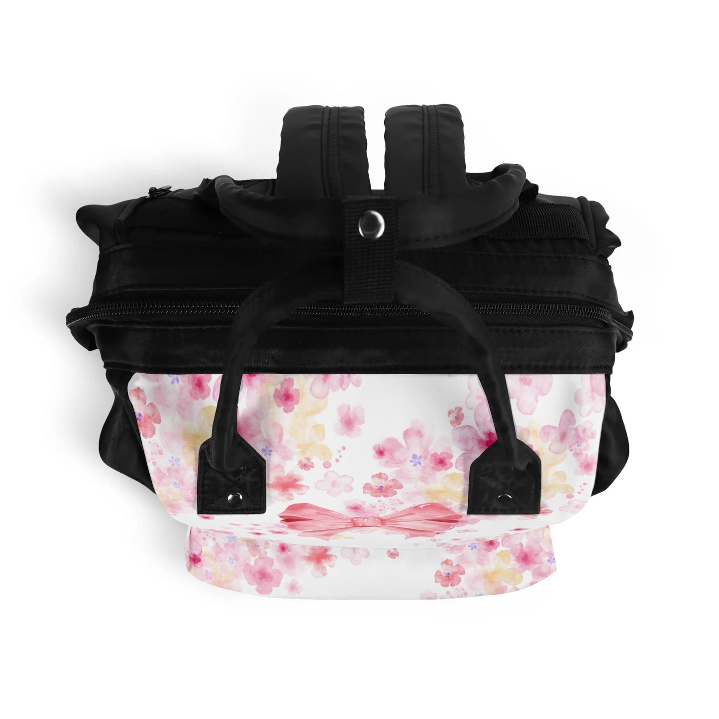 Bow Floral Diaper Bag