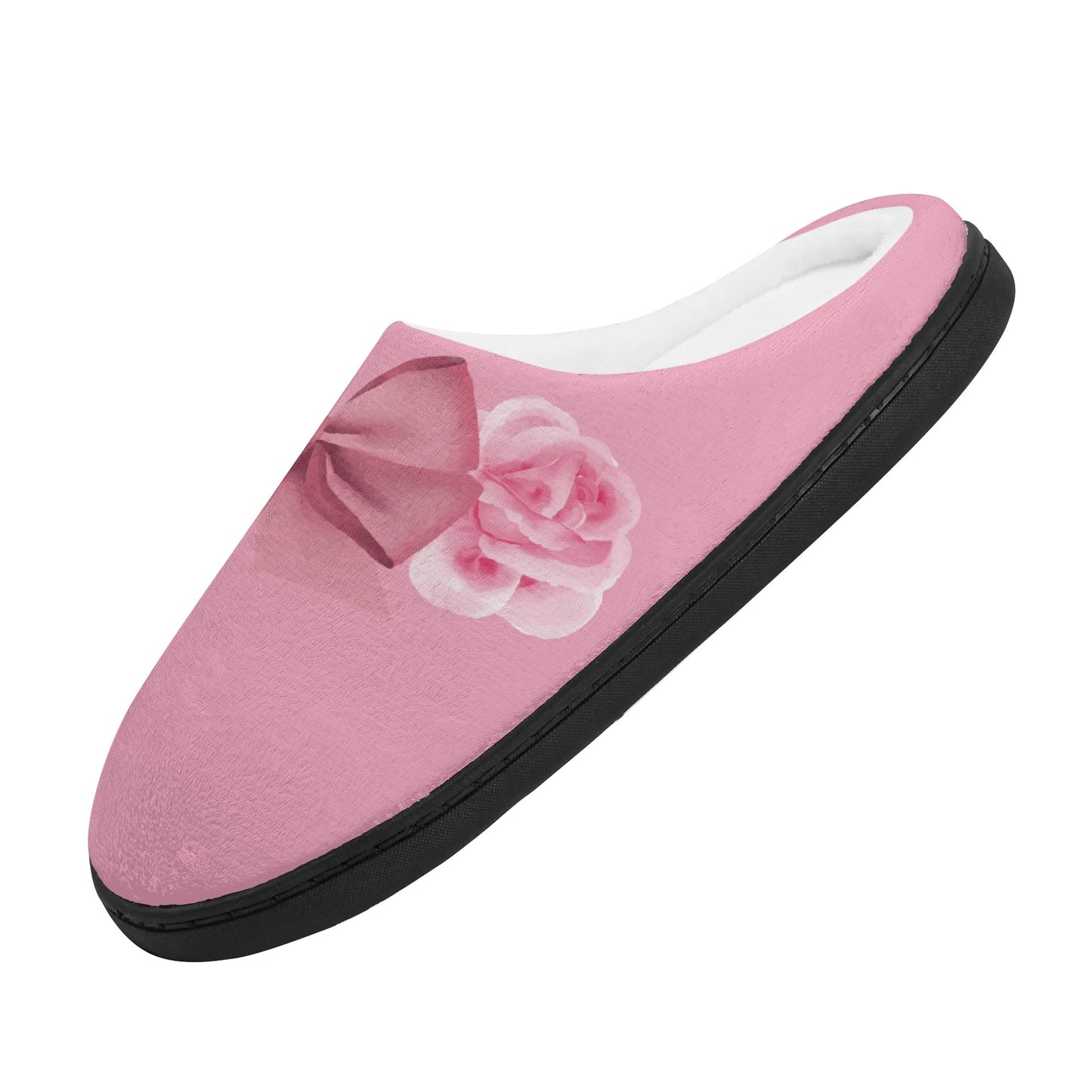 Whistledown Whisper Slippers-Floral bow