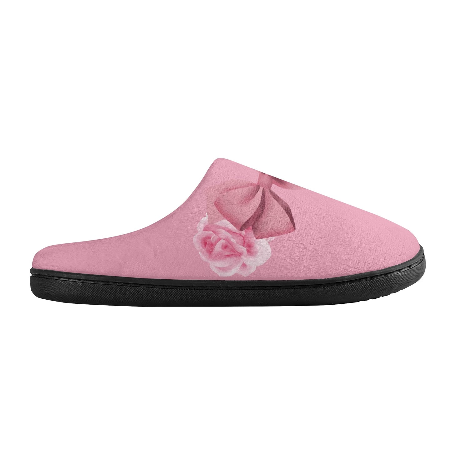 Whistledown Whisper Slippers-Floral bow