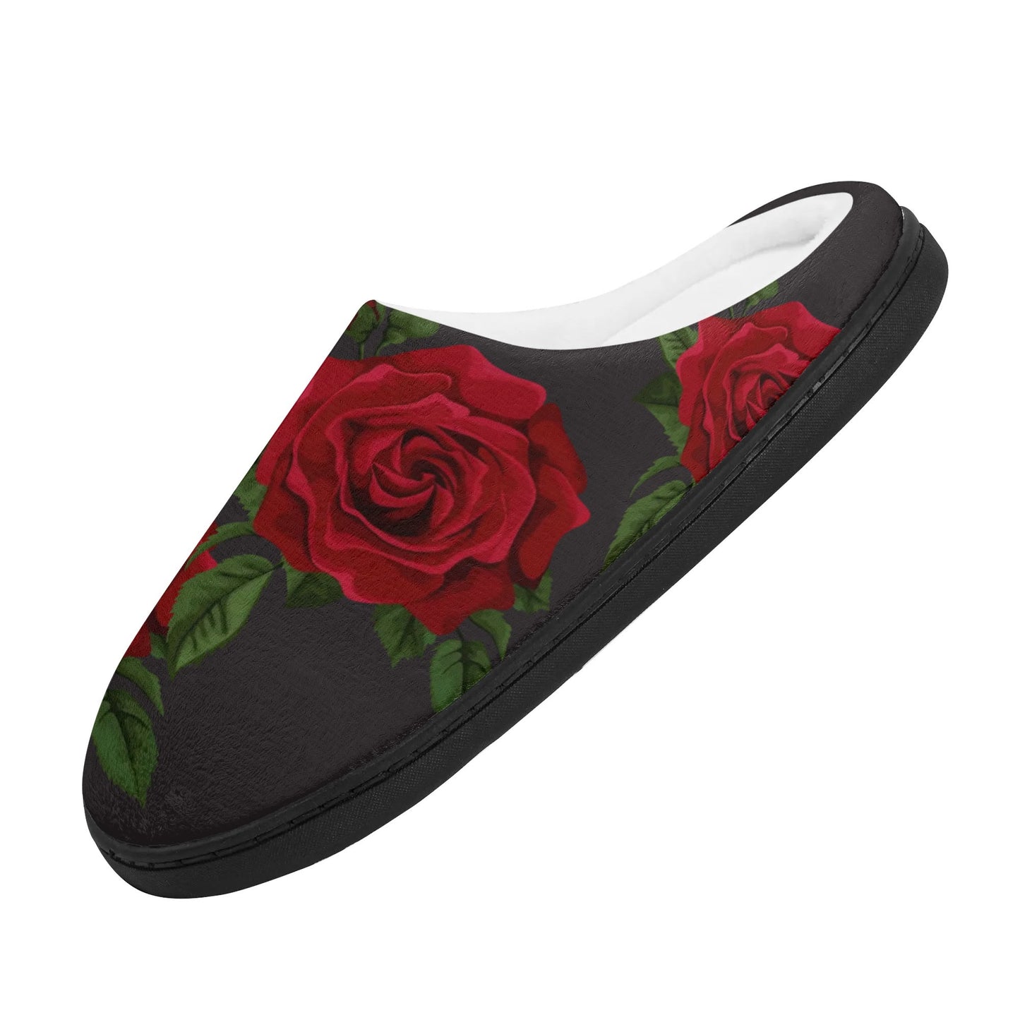 Whistledown Whisper Slippers-Red Roses