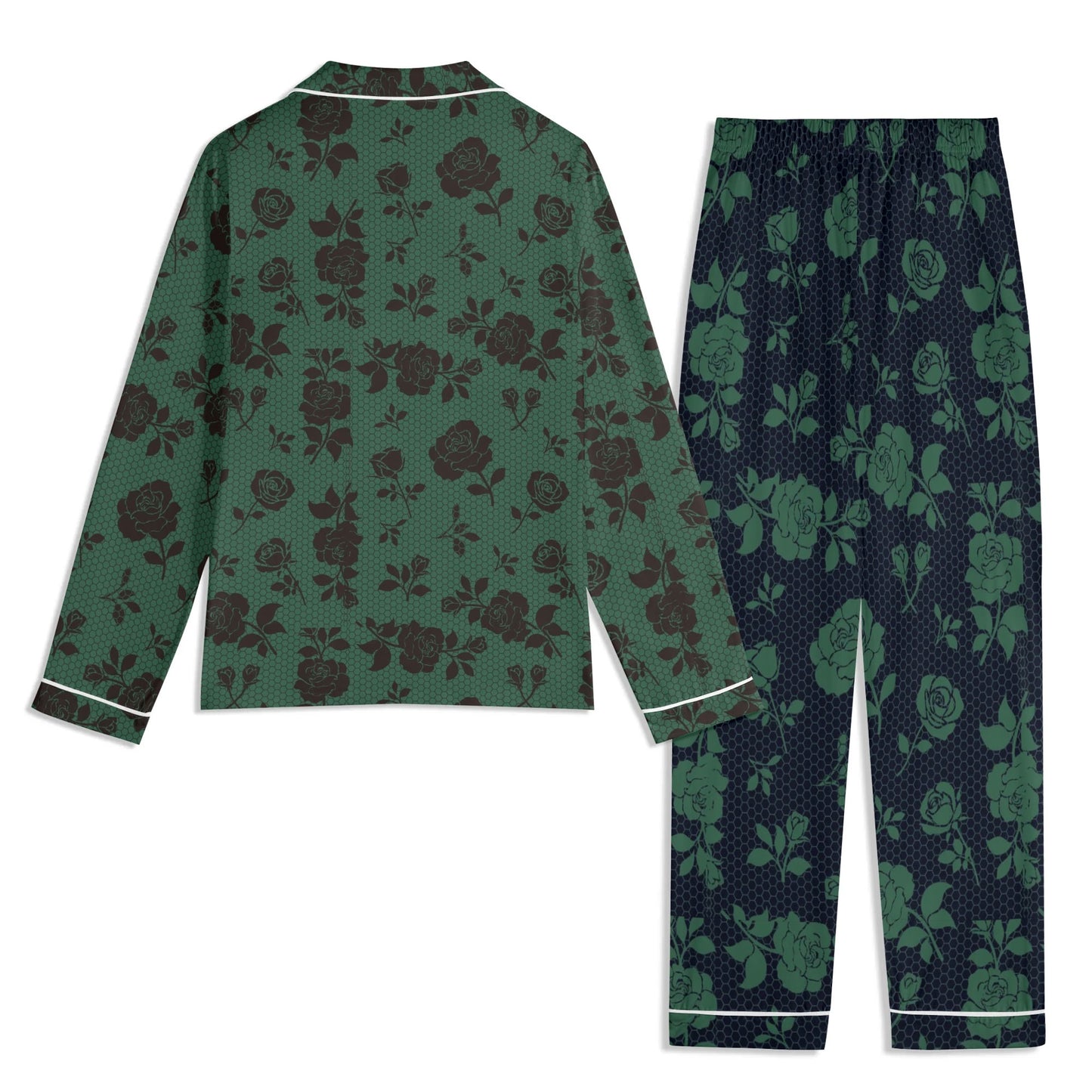 Blooming Nights PJ set-Emerald