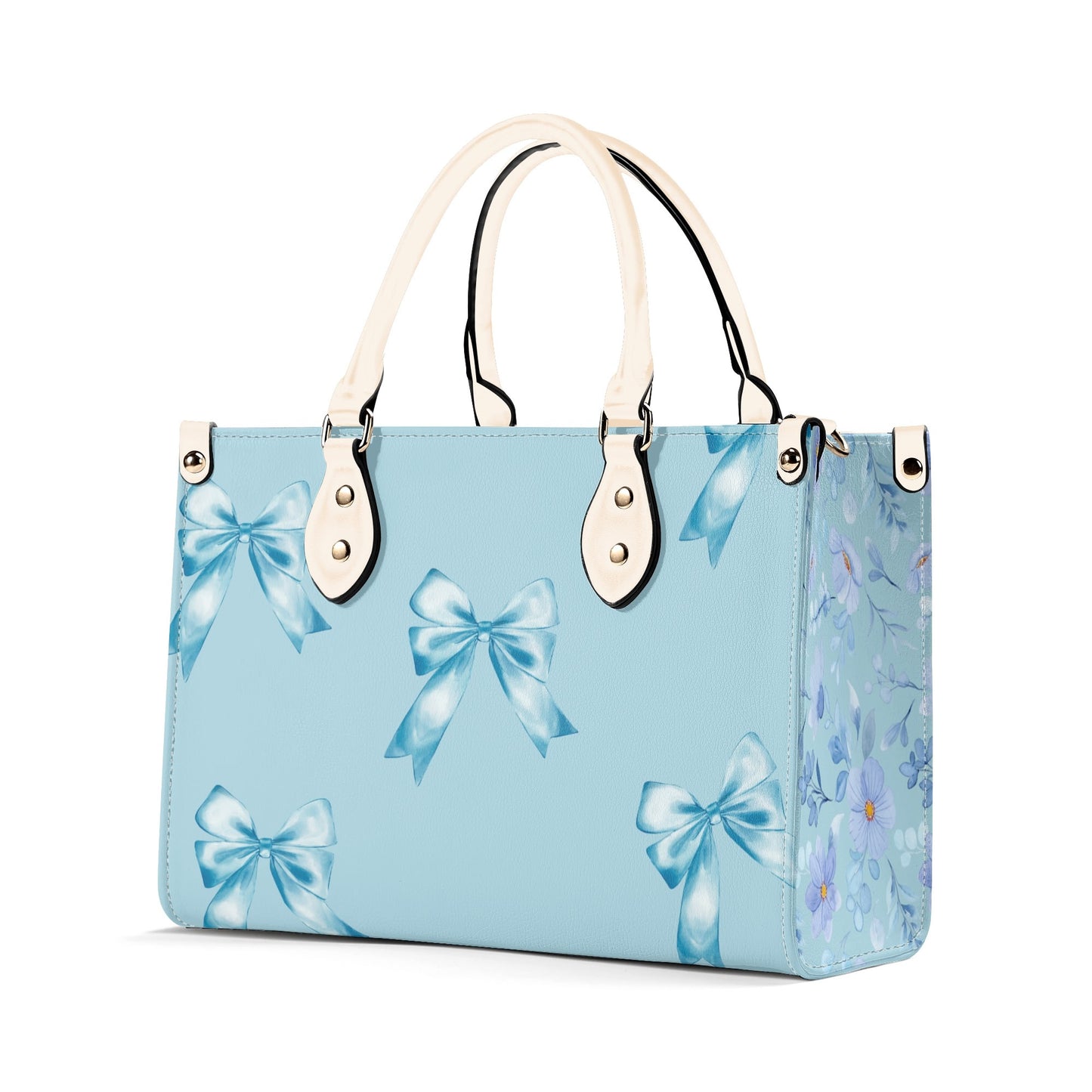 Blue Bows and Petals