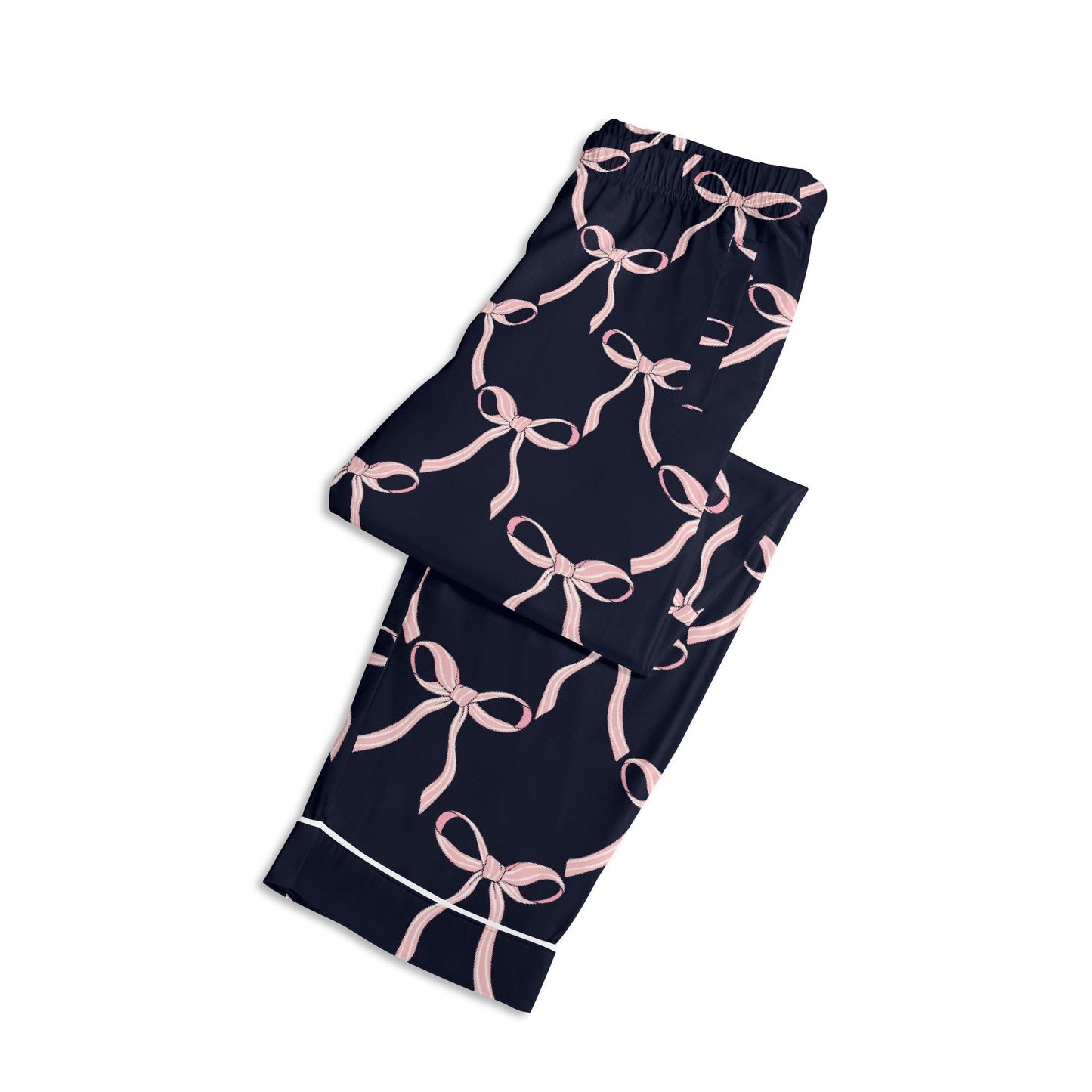 Black Pink Bow PJ set