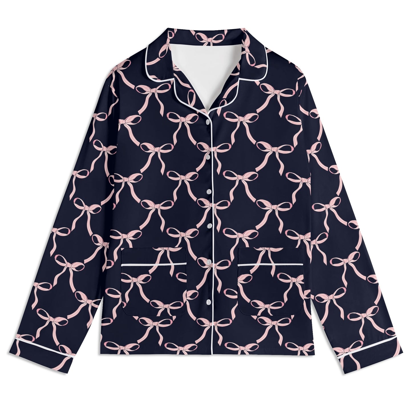 Black Pink Bow PJ set