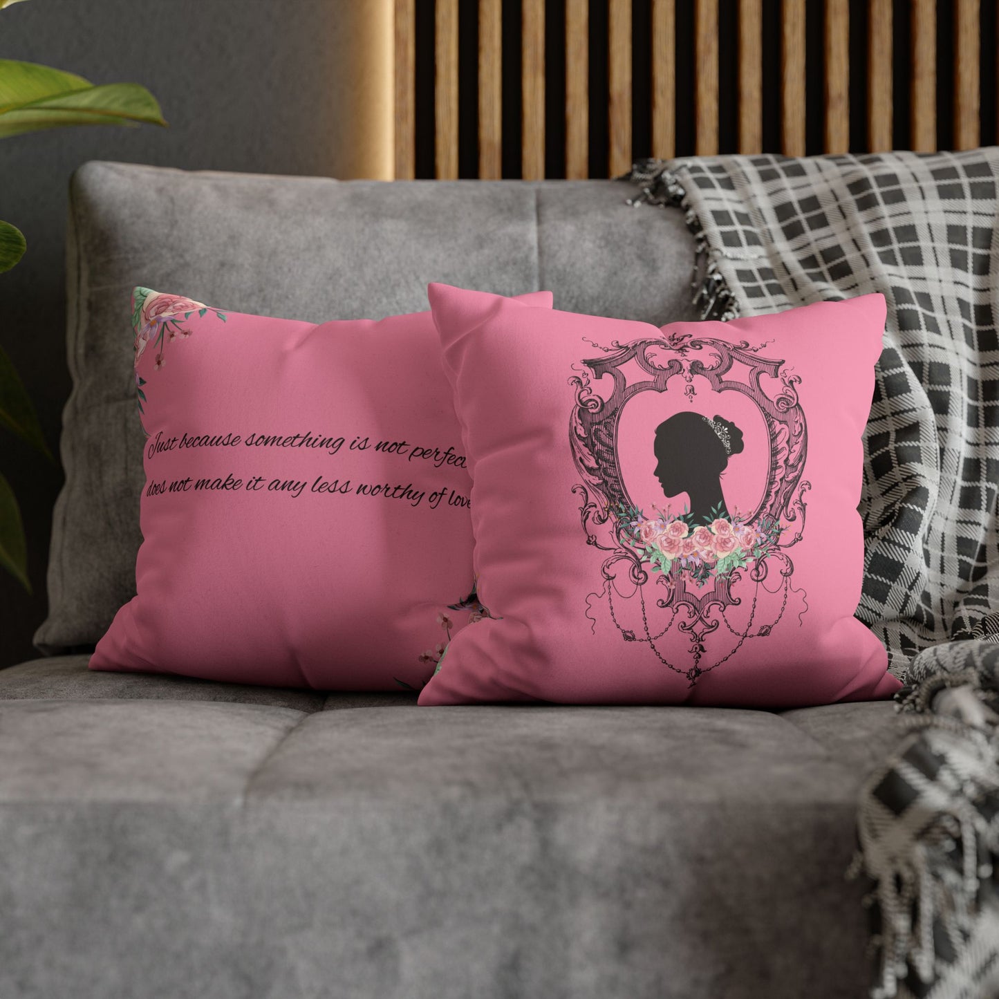 Whistledown Dream Pillow Case-Pink Suede