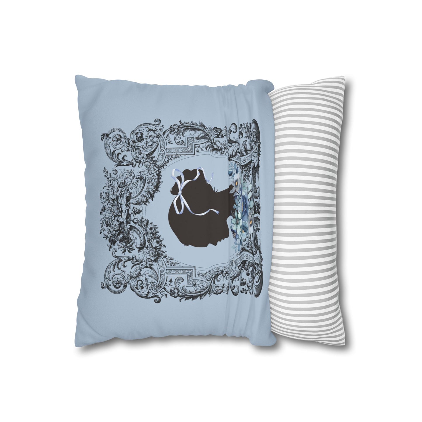 Whistledown Dream Pillow Case-Blue Suede