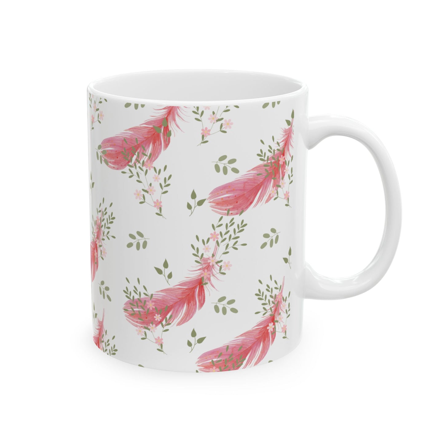 Feathers and Flowers Mug