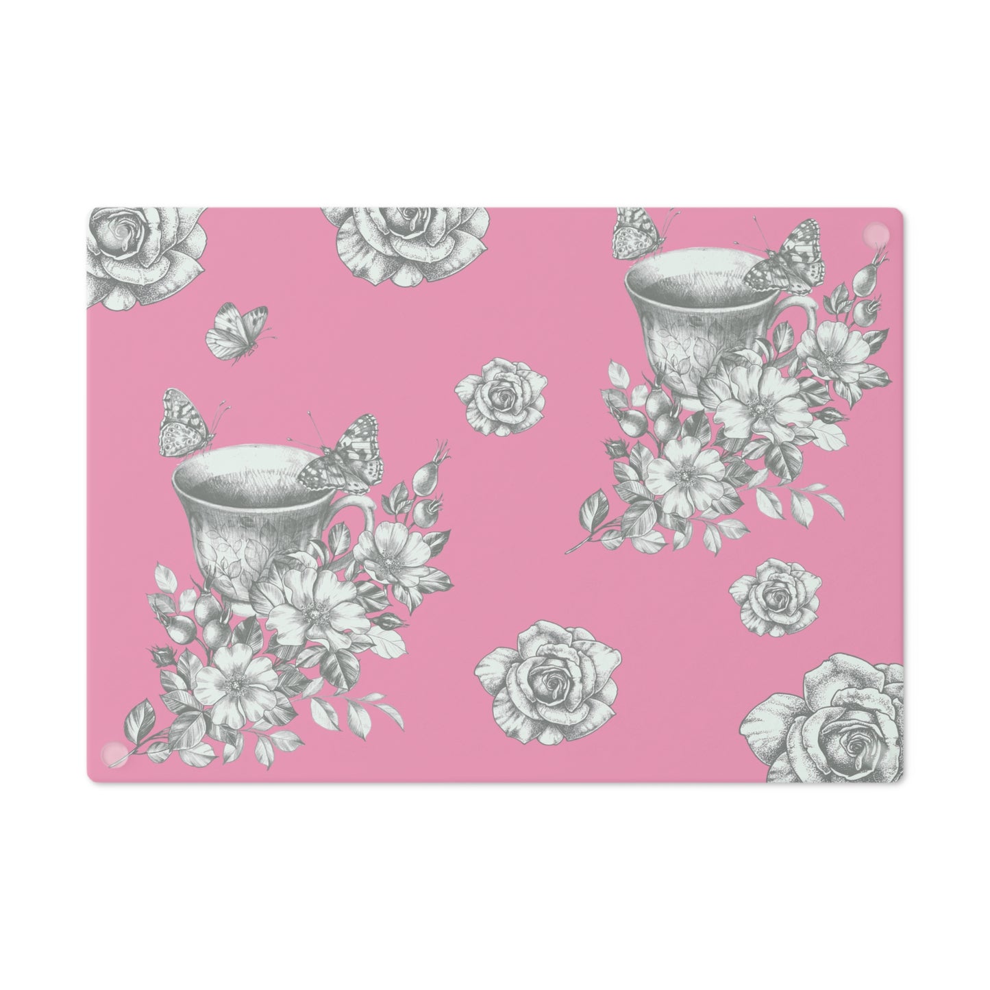 Vintage Teacup Cutting Board