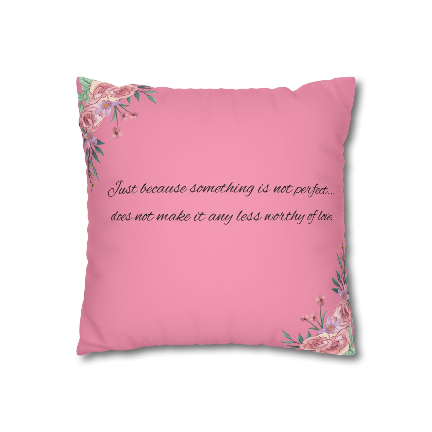 Whistledown Dream Pillow Case-Pink Suede