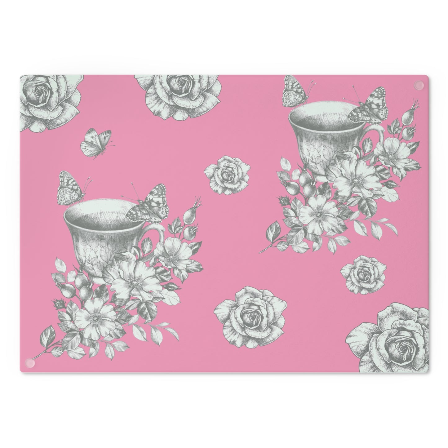 Vintage Teacup Cutting Board