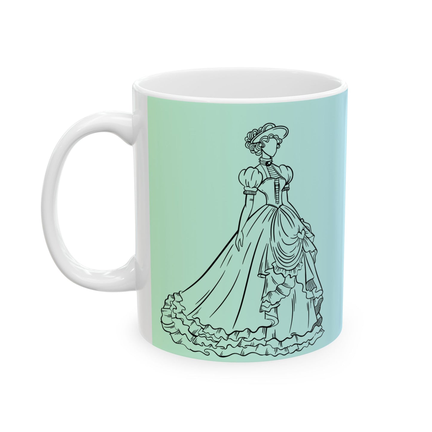 To the Ball Mug-Blue/Teal