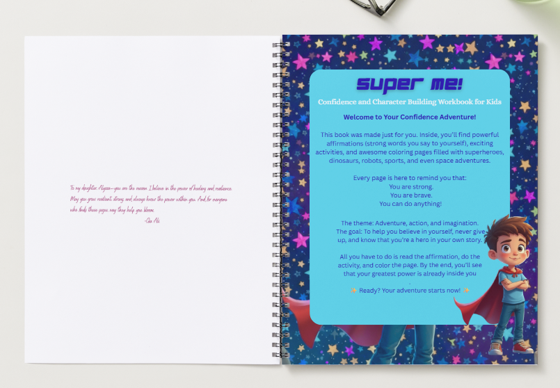 Super Me! Confidence and Character Building Workbook for Kids