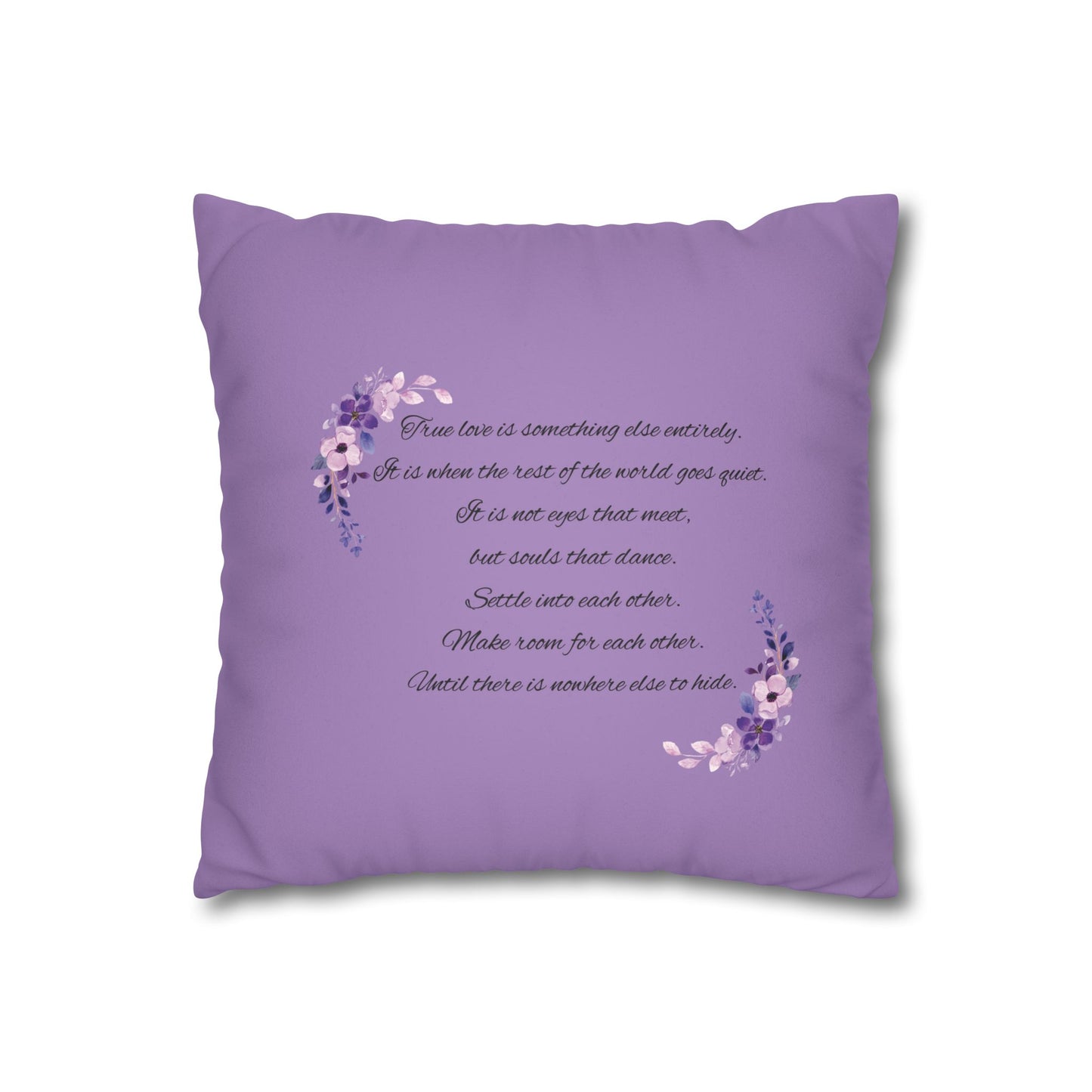 Whistledown Dream Pillow Case-Purple Suede