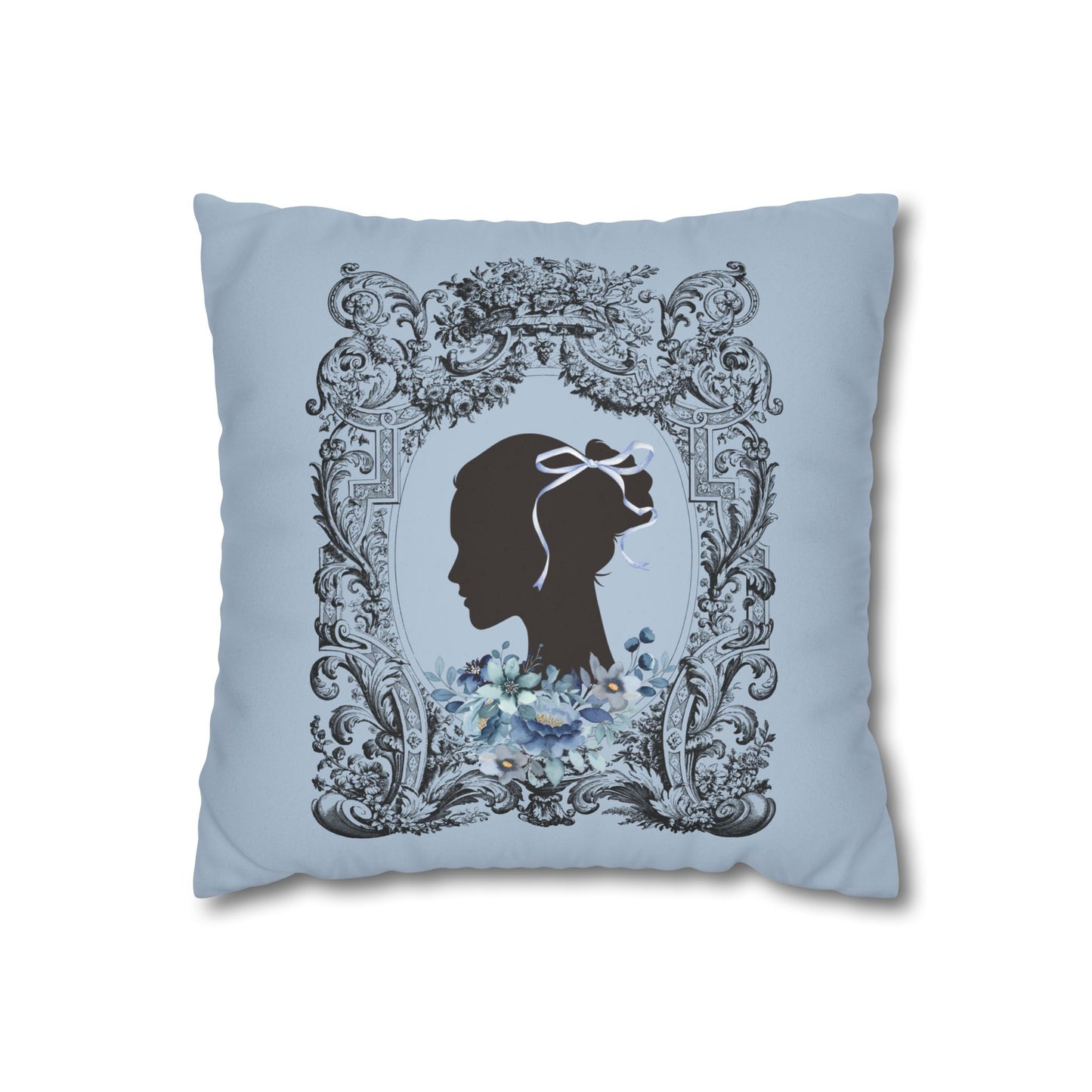 Whistledown Dream Pillow Case-Blue Suede