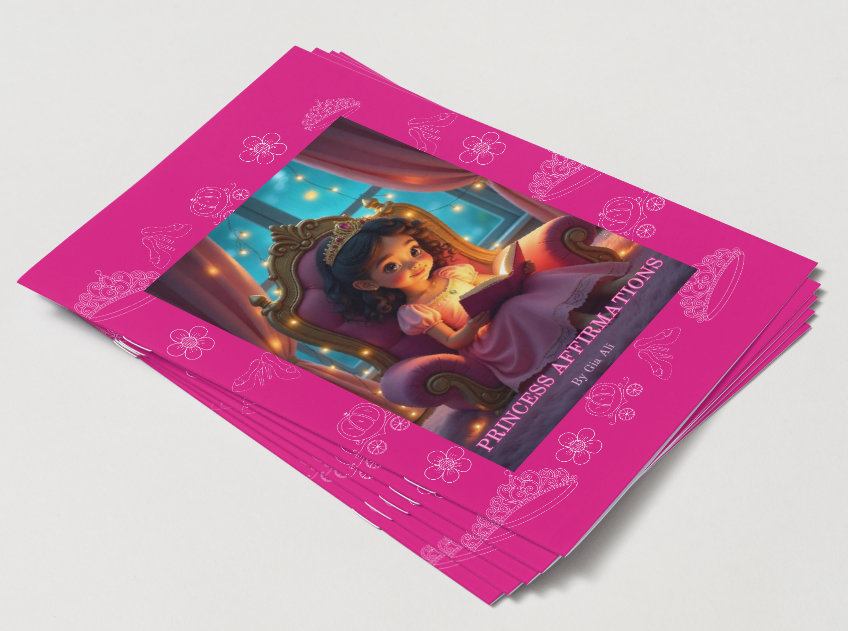 Princess Affirmation Coloring book