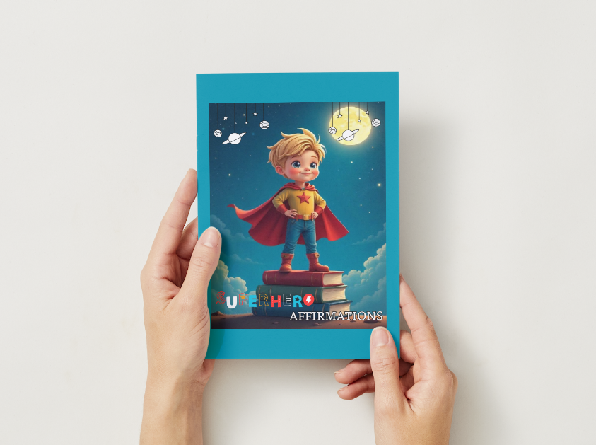 Superhero Affirmation Coloring book