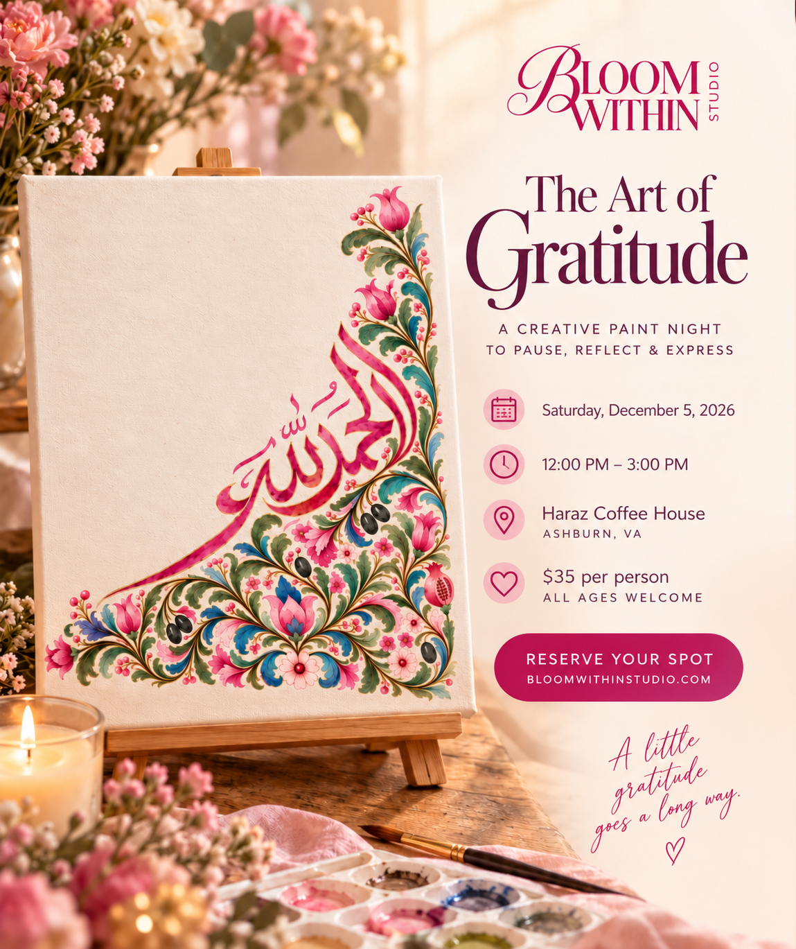 The Art of Gratitude-Canvas Painting