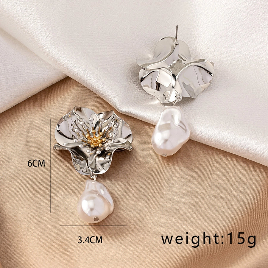 French flower Drop earrings