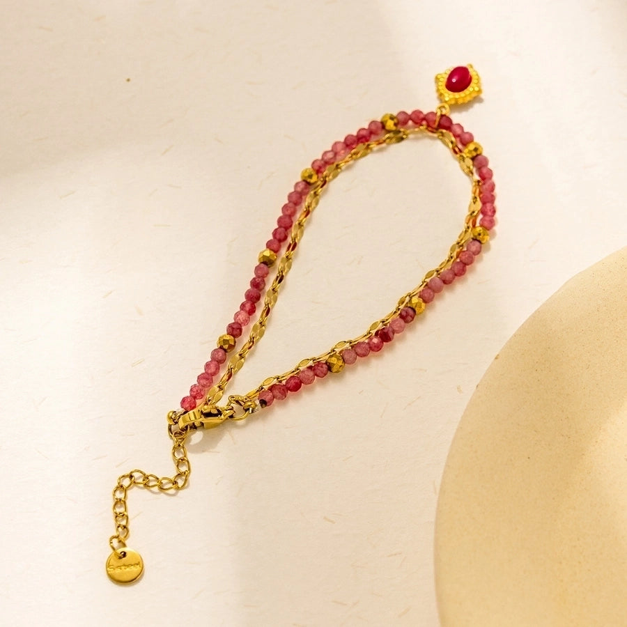 Bohemian Bead Bracelet (18K Gold Plated)