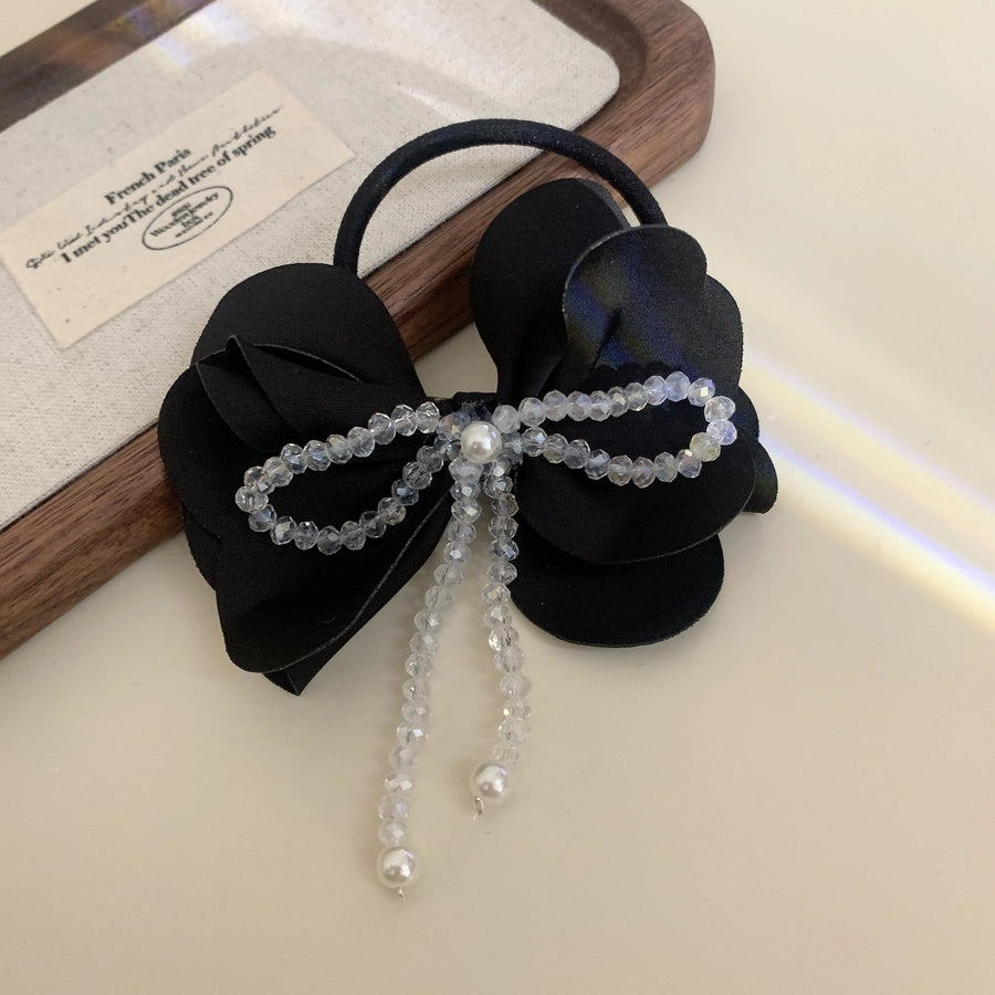 Crystal Bow Knot Hair Tie