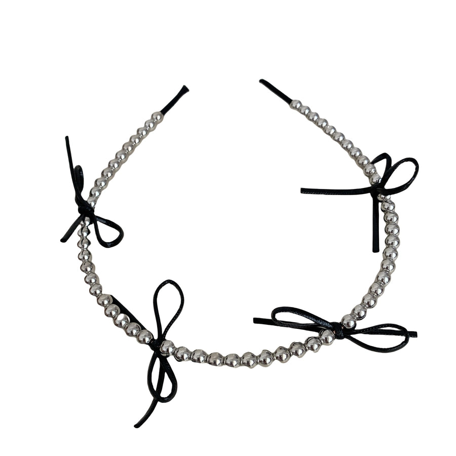 Bow Knot Bead Hair Band