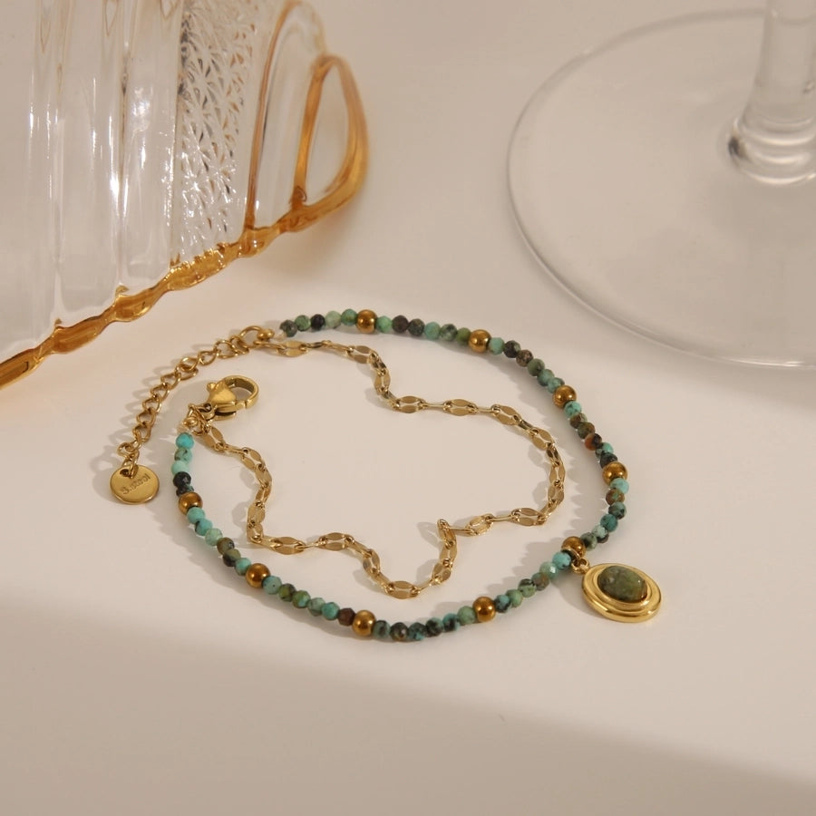 Bohemian Bead Bracelet (18K Gold Plated)