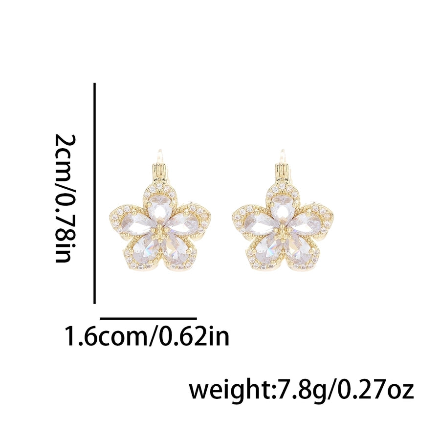 Double-Sided Flower Earrings
