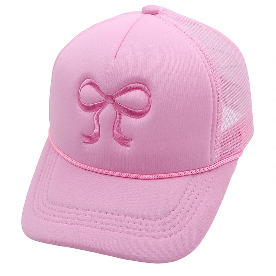 Bow Embroidery Cap