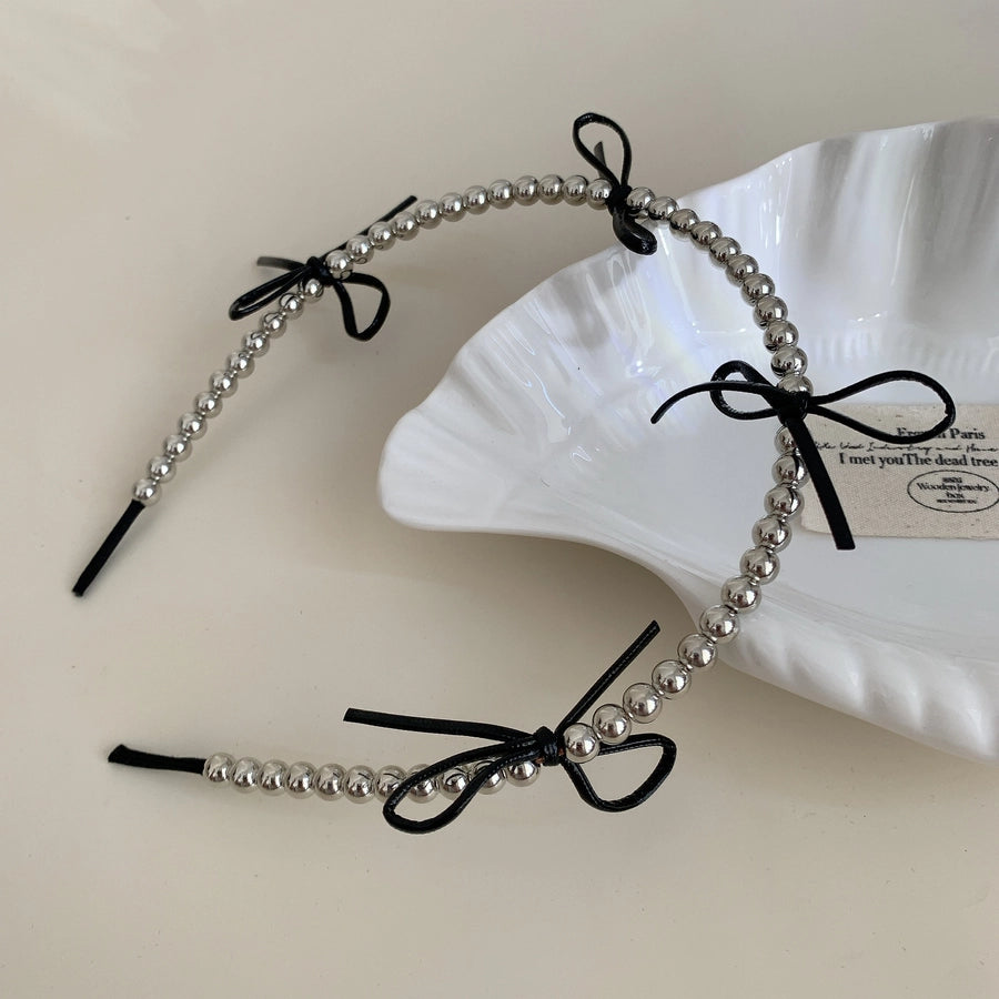 Bow Knot Bead Hair Band