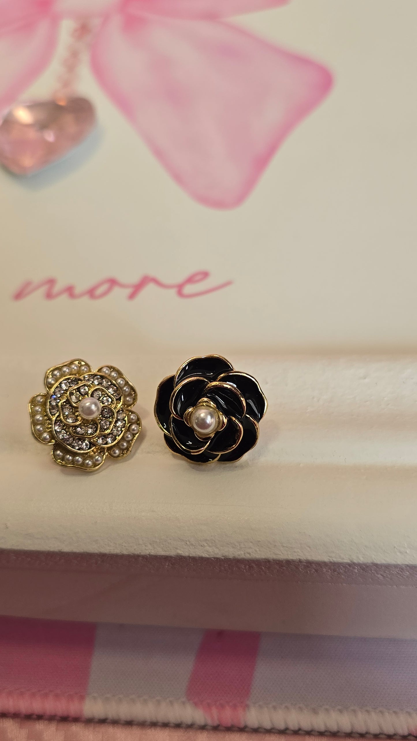 Camelia Flower Earrings