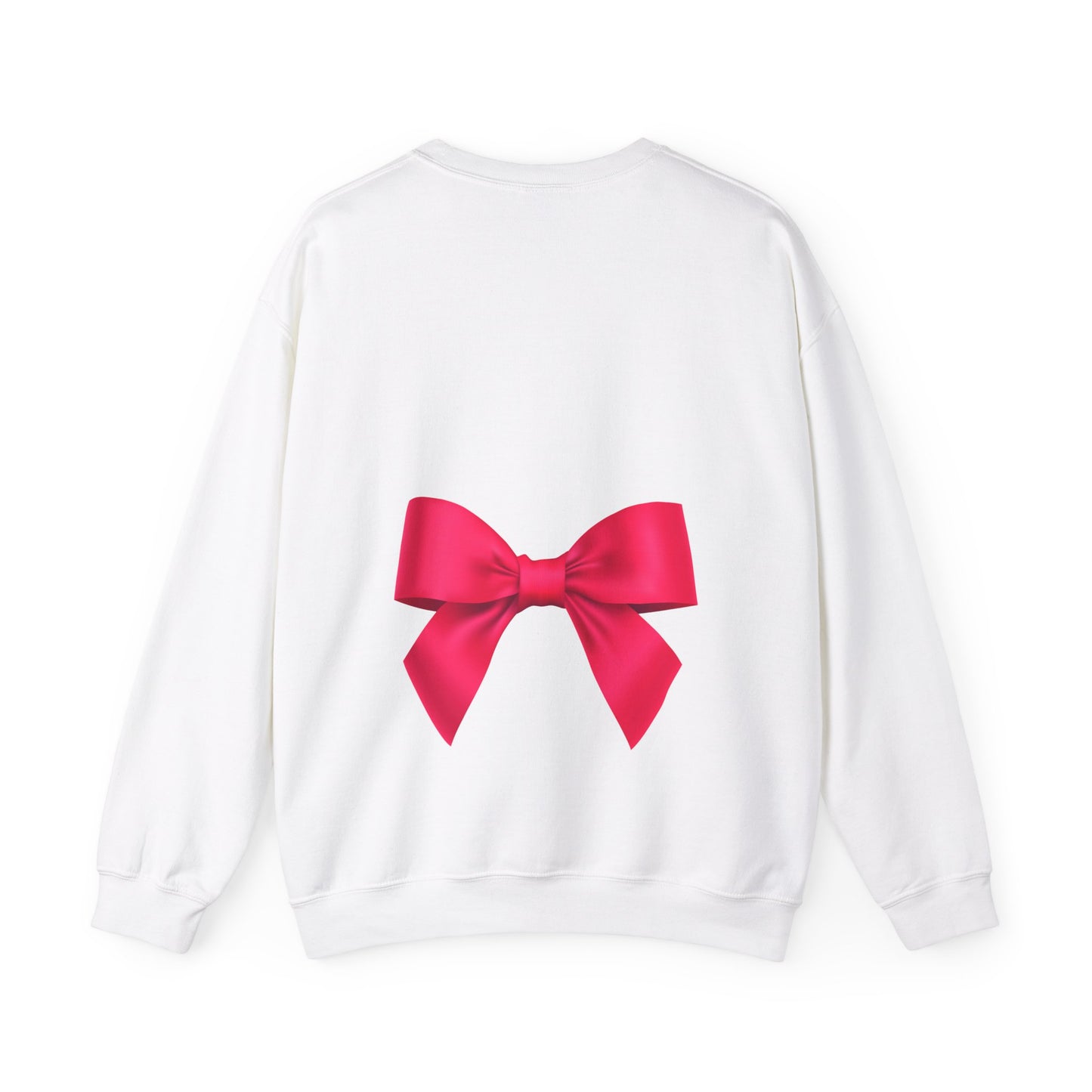 Hot Pink Bow Sweatshirt