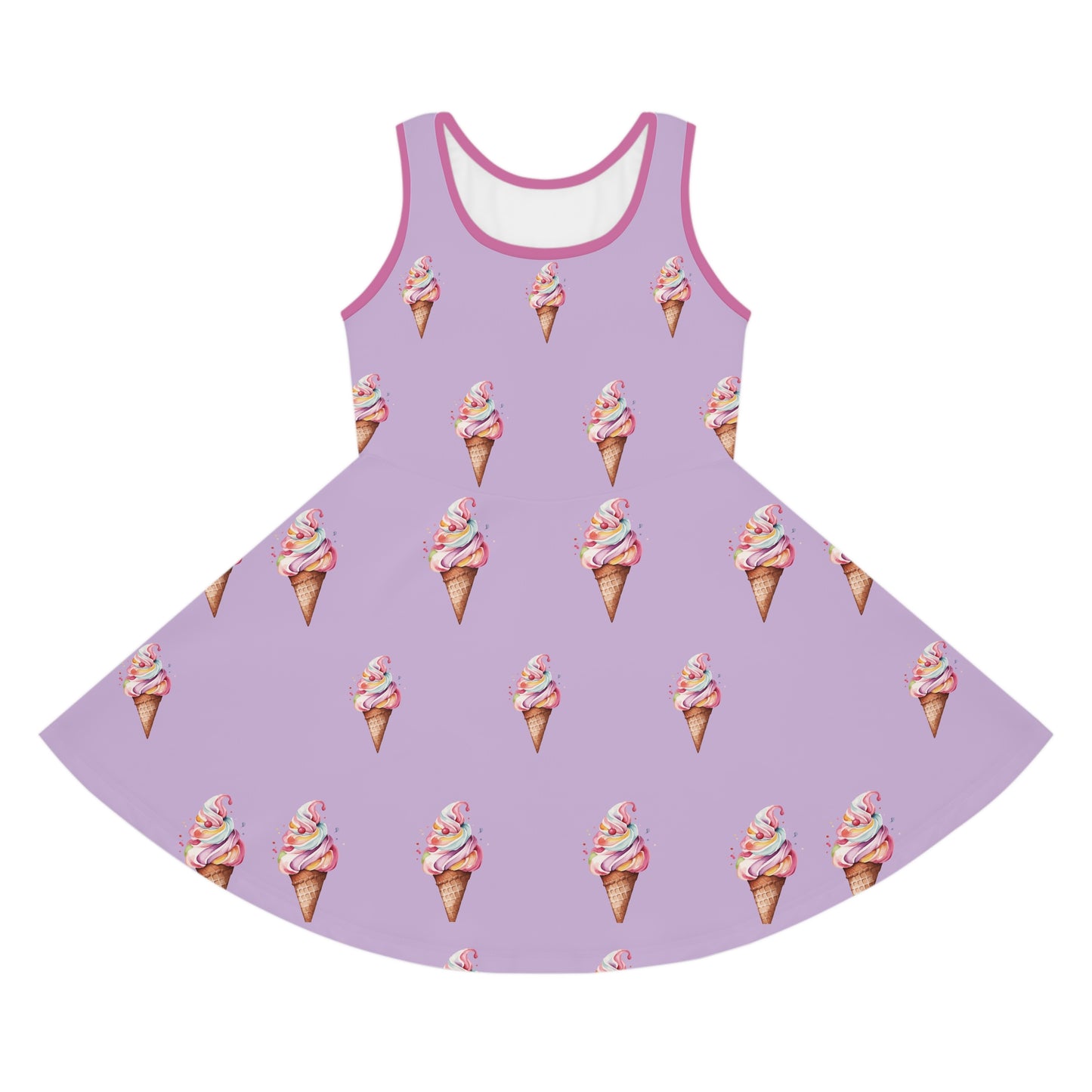 Lilac Icecream Dress-Kids