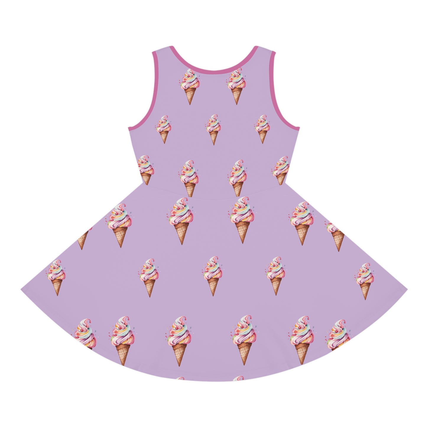 Lilac Icecream Dress-Kids