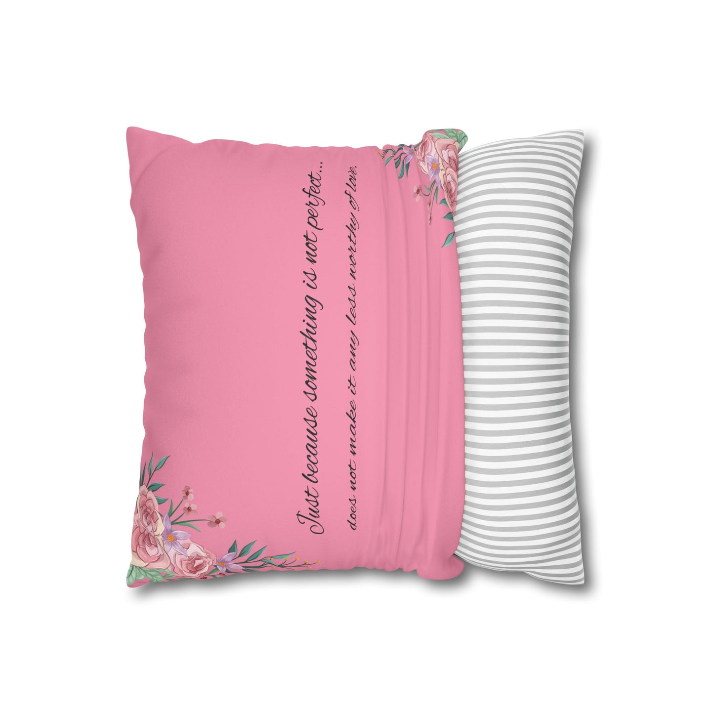 Whistledown Dream Pillow Case-Pink Suede
