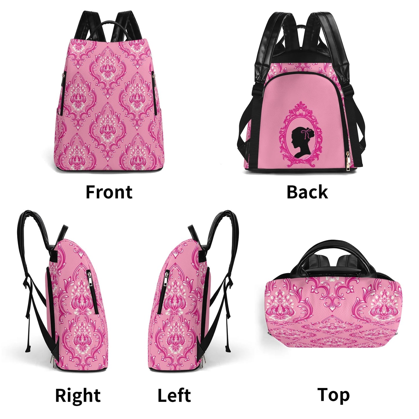 The Duchess Backpack-Pink
