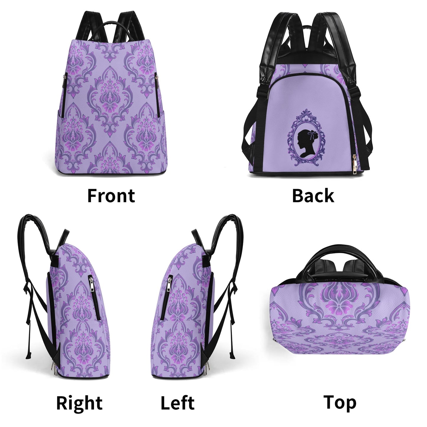 The Duchess Backpack-Purple