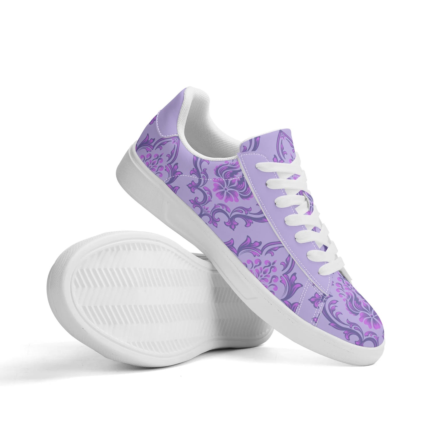 Purple Damask Shoes