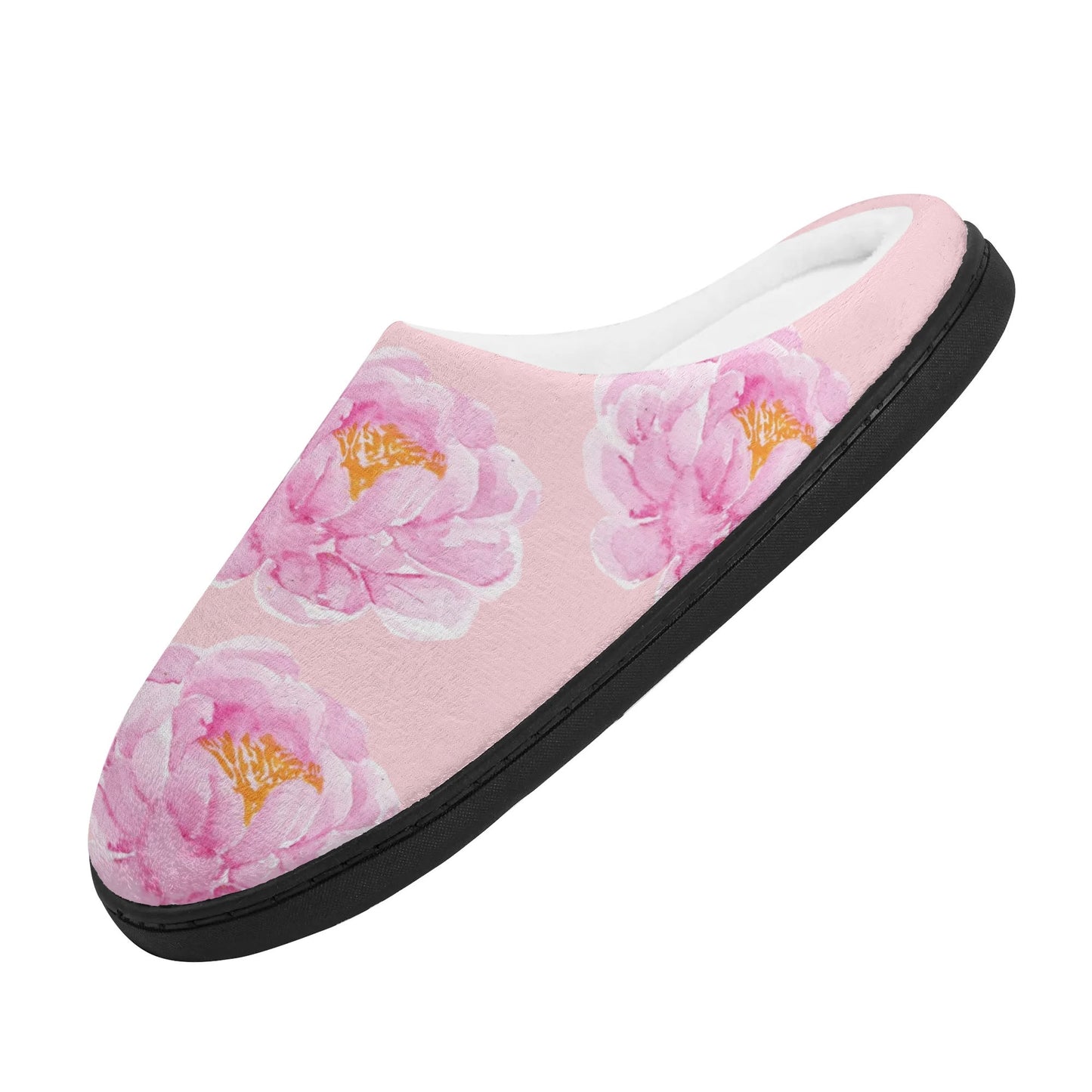 Whistledown Whisper Slippers-Pink Roses