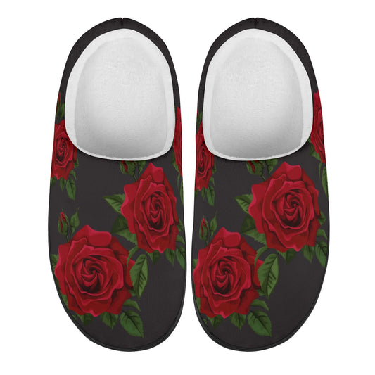 Whistledown Whisper Slippers-Red Roses