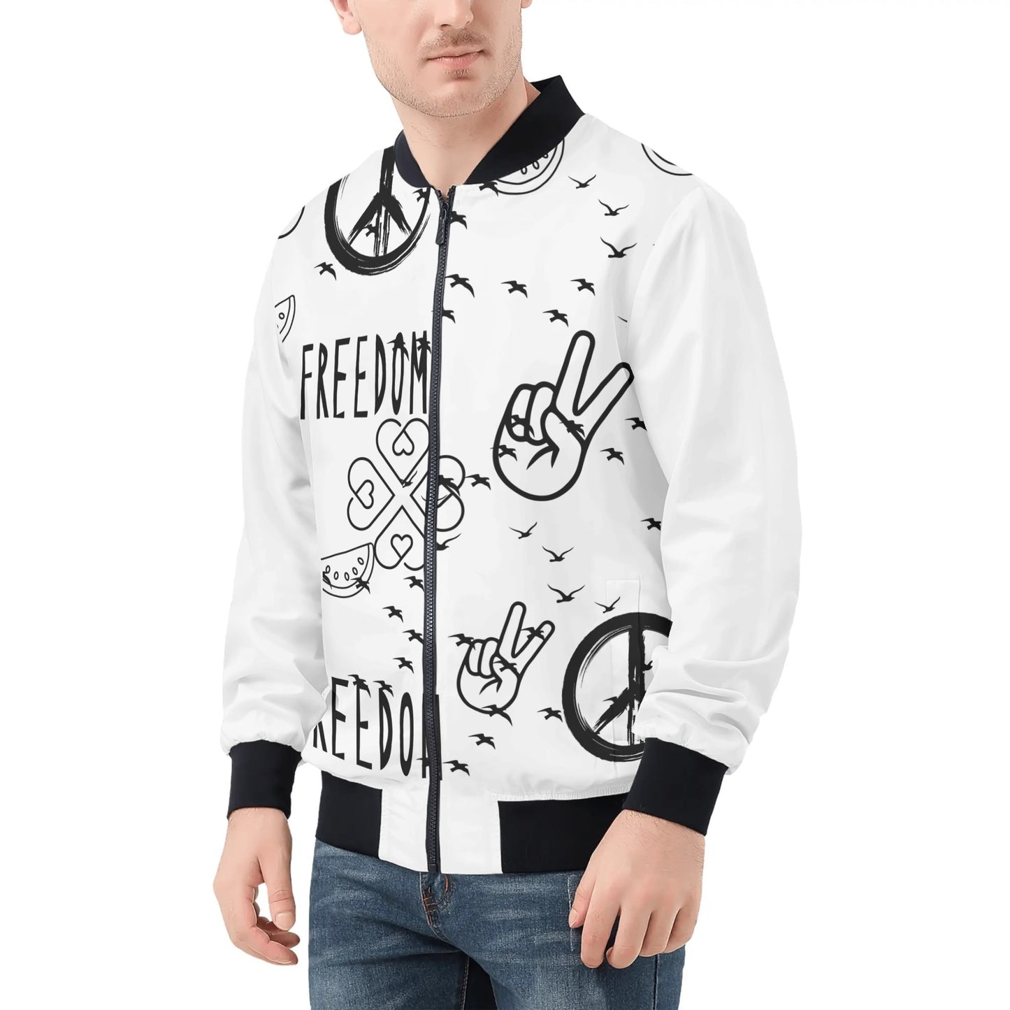 Mens Bomber Jacket-Freedom3