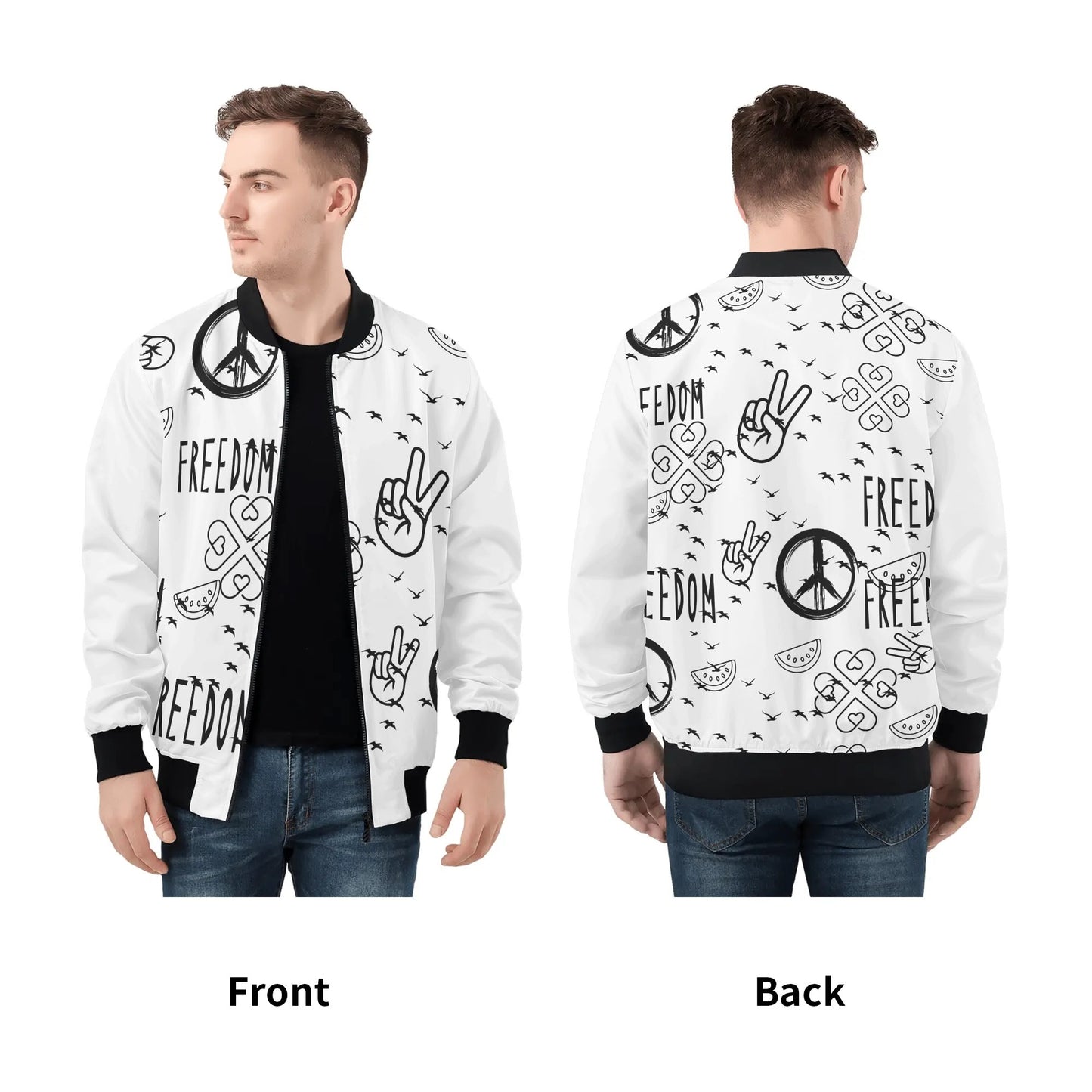 Mens Bomber Jacket-Freedom3
