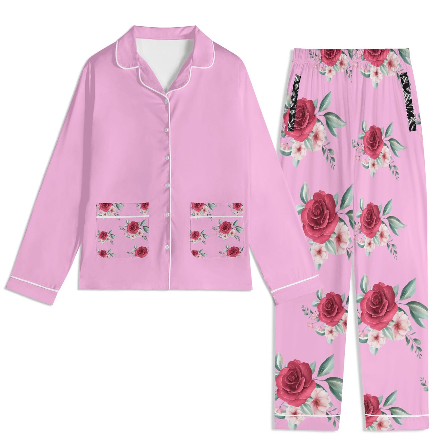 Red Roses PJ Set