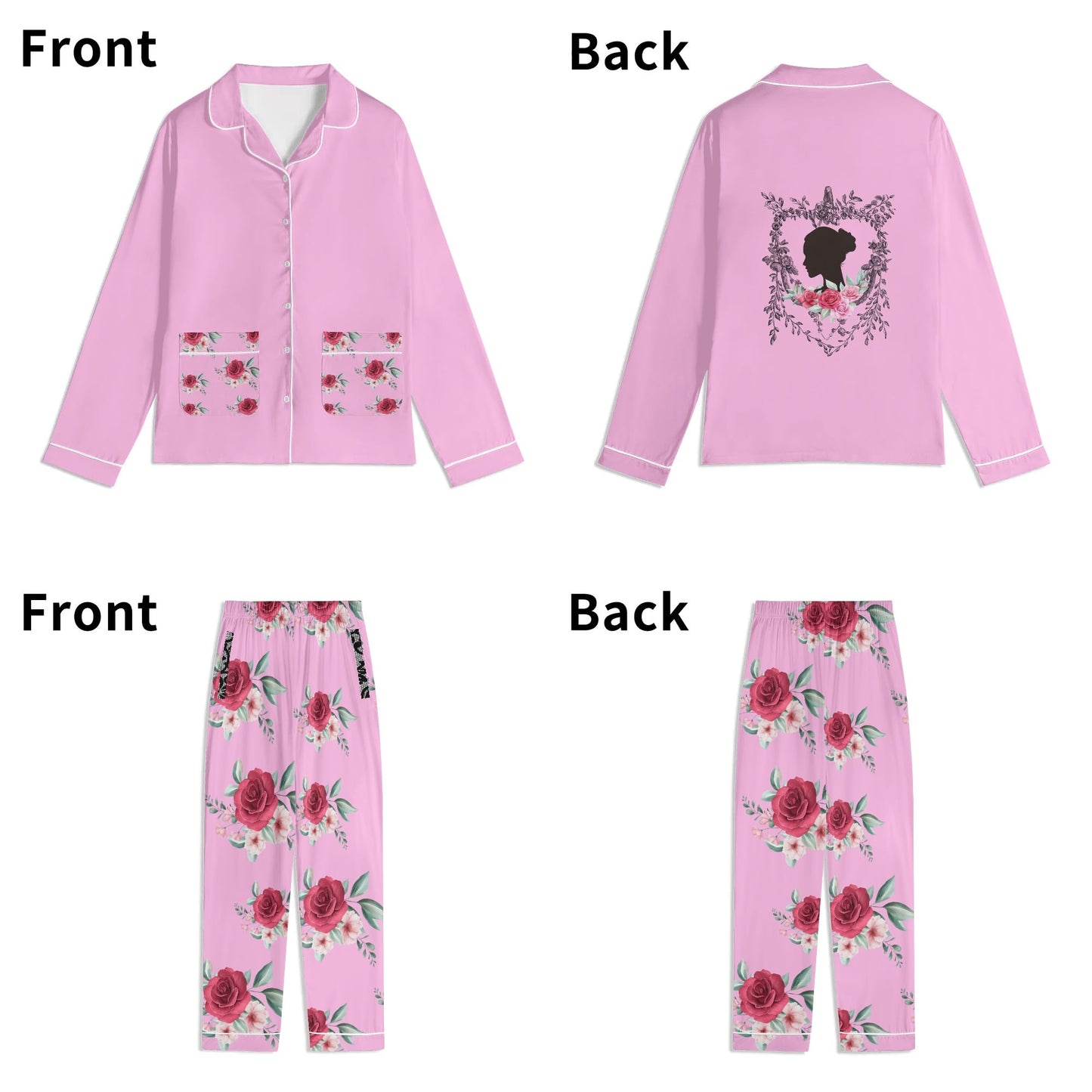Red Roses PJ Set