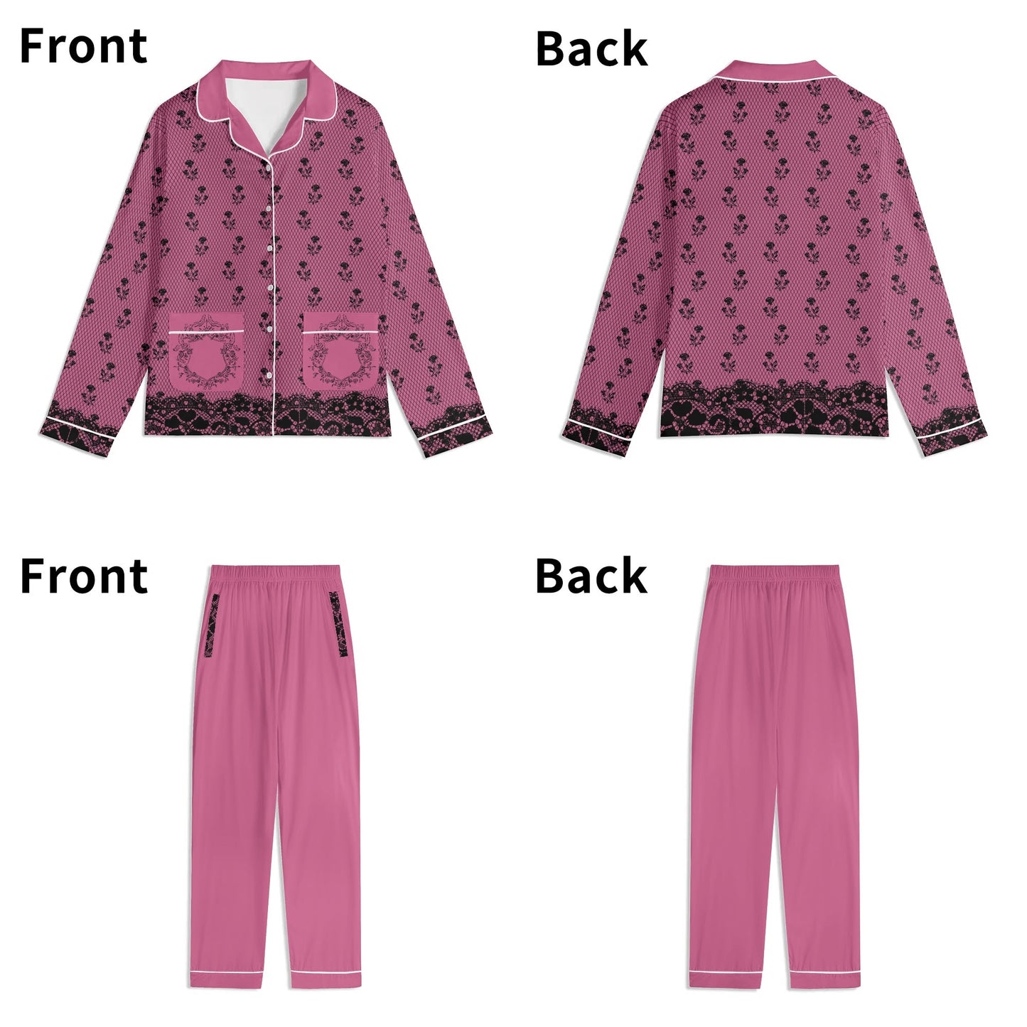Lace and Roses PJ Set