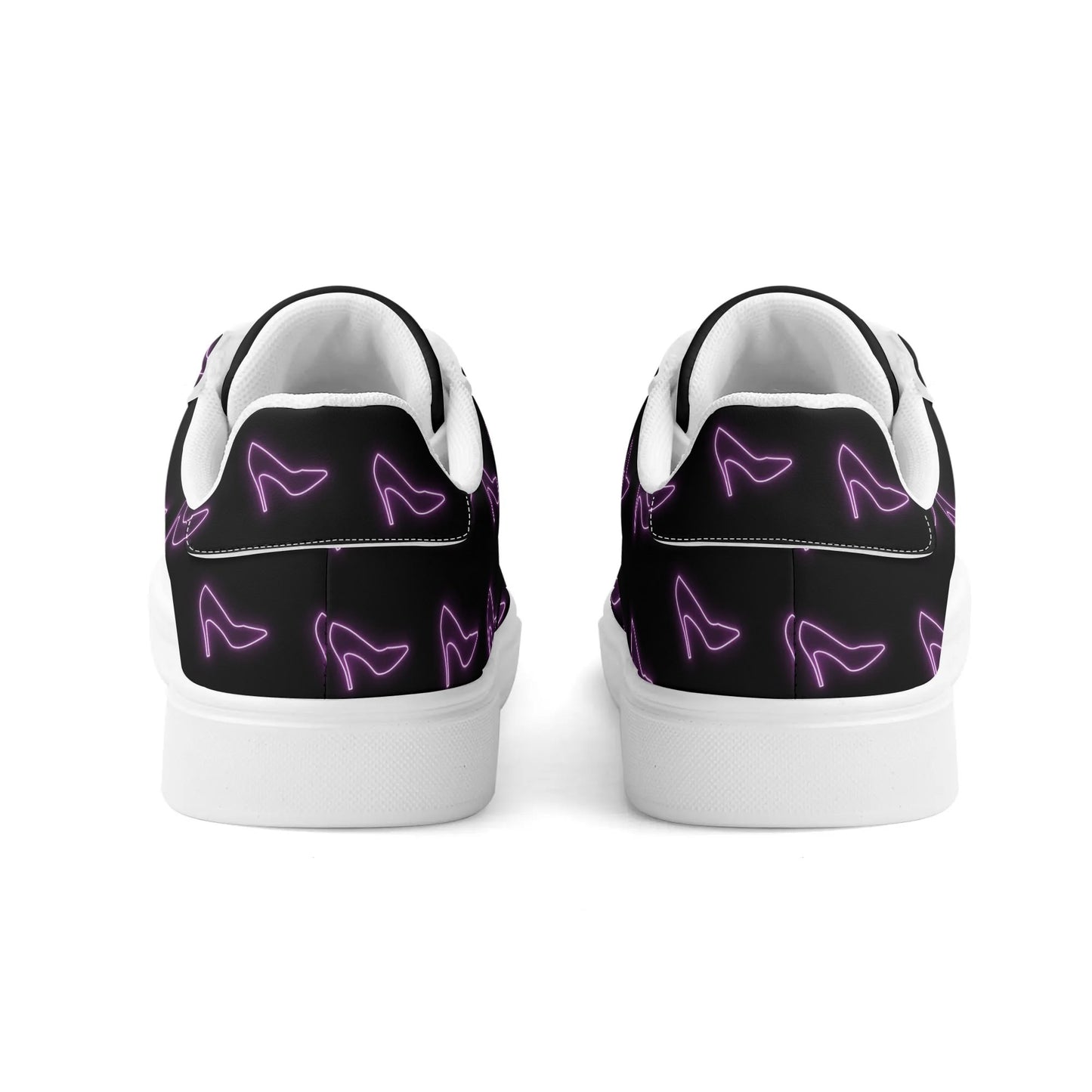 Purple Heels-Blck