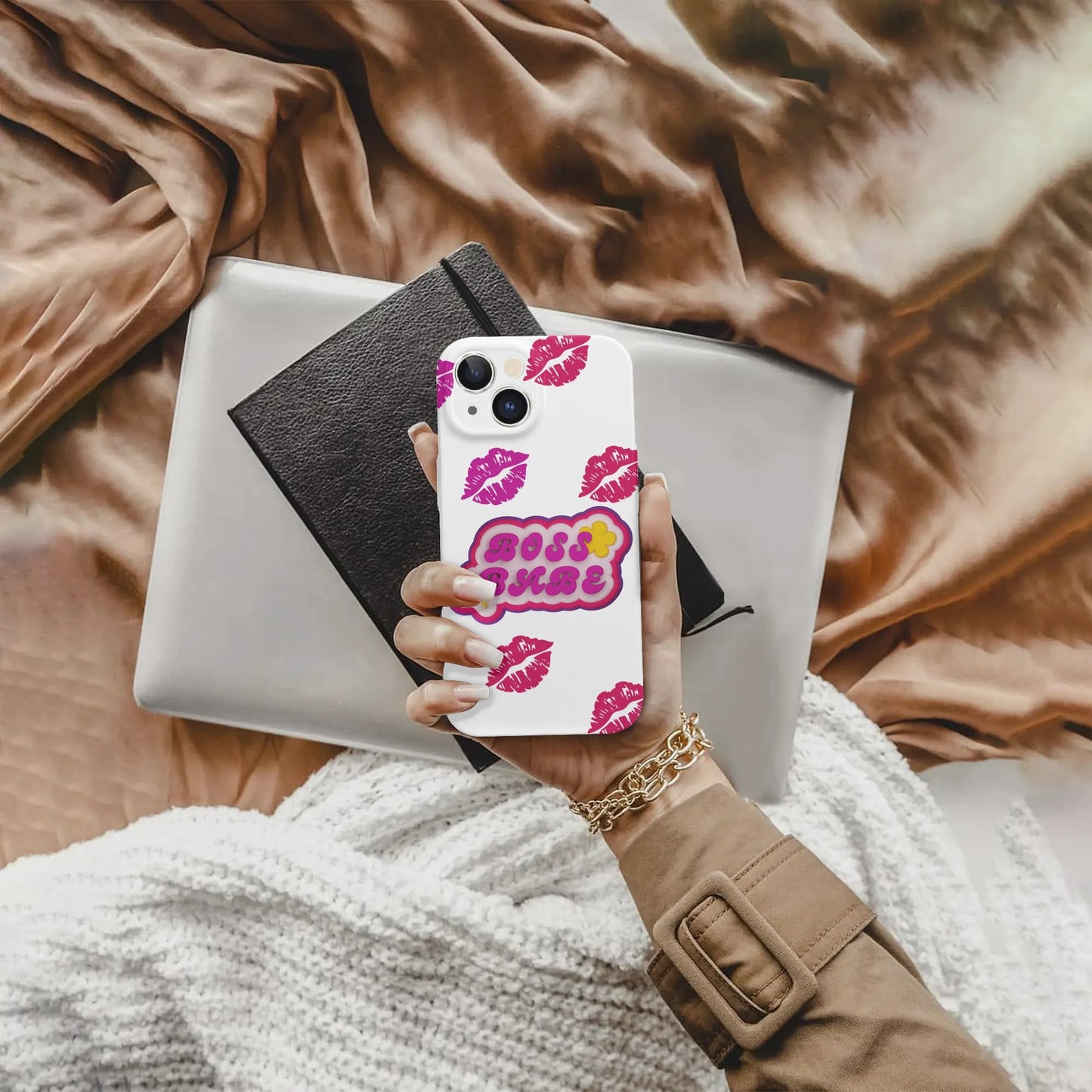 iPhone 15 Phone Case-Boss Babe